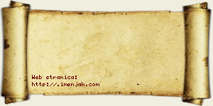 Jovan Adamović vizit kartica